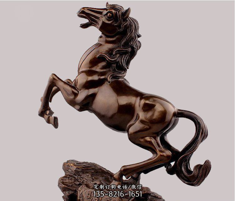 铜雕公司招财马动物雕塑