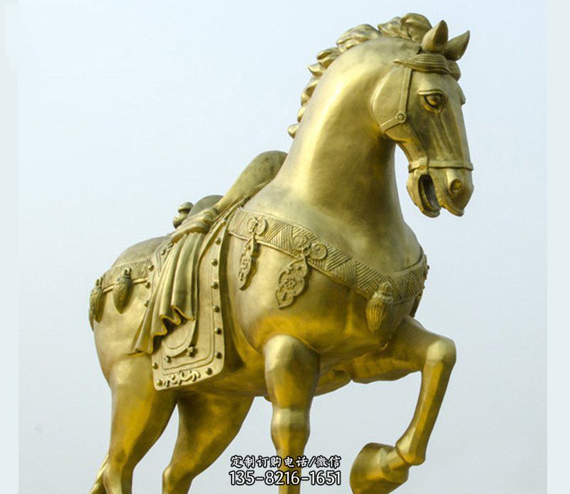 铜雕商场招财动物马雕塑