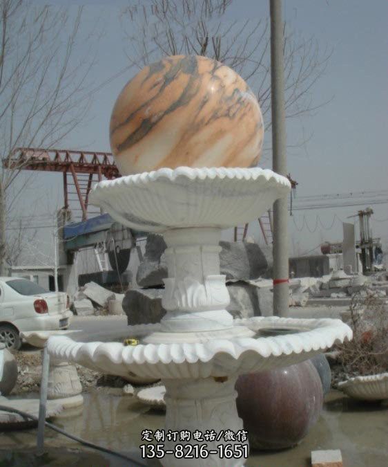 公园风水球石雕