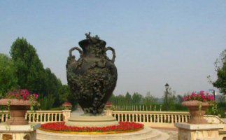公园大花瓶景观铜雕