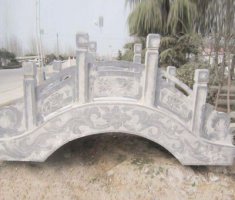 大理石小型石雕拱桥