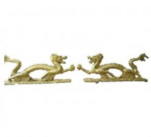 二龙戏珠铸铜雕塑