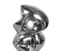 不锈钢抽象空心球雕塑