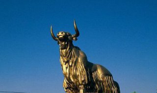大型牛广场景观铜雕塑