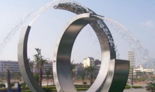 不锈钢水景喷泉雕塑