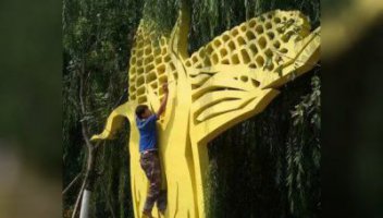 公园玉米不锈钢雕塑