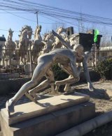 不锈钢城市赛跑人物雕塑