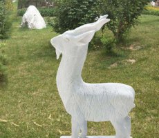 石雕动物羊雕塑
