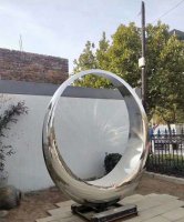 城市圆环不锈钢雕塑