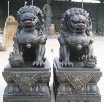 铸铜传统狮子雕塑