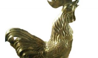 铜雕庭院公鸡动物雕塑