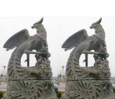 凤凰石雕-青瓦台广场凤凰广场雕塑群