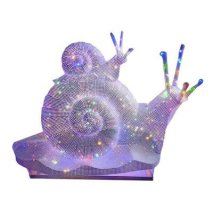 不锈钢母子蜗牛雕塑