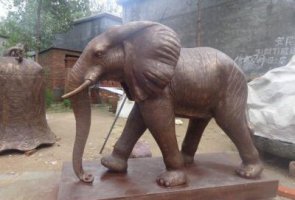 铜大象雕塑-石雕大象