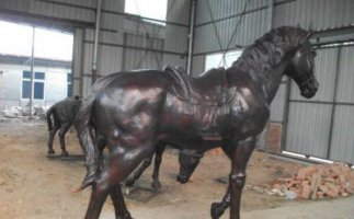 公园铜马动物铜雕