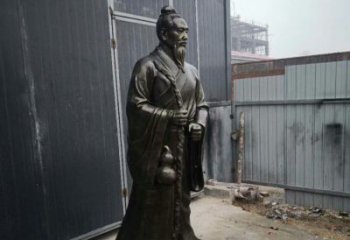 中国古代人物雕塑石雕四大名医