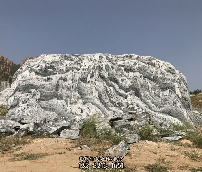 雪浪石假山公园景观石雕