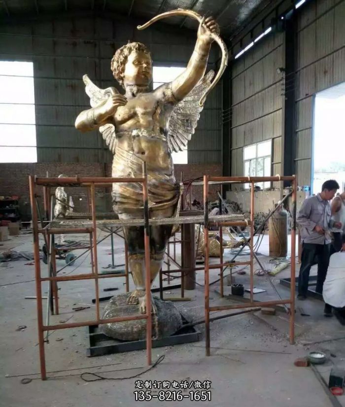 丘比特铜雕-东京丘比特雕塑