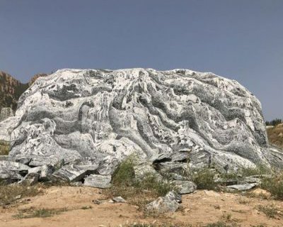 雪浪石假山公园景观石雕