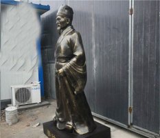 广场铸铜李时珍医学者雕塑