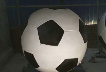 校园足球雕塑