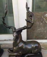 公园铸铜小鹿动物铜雕