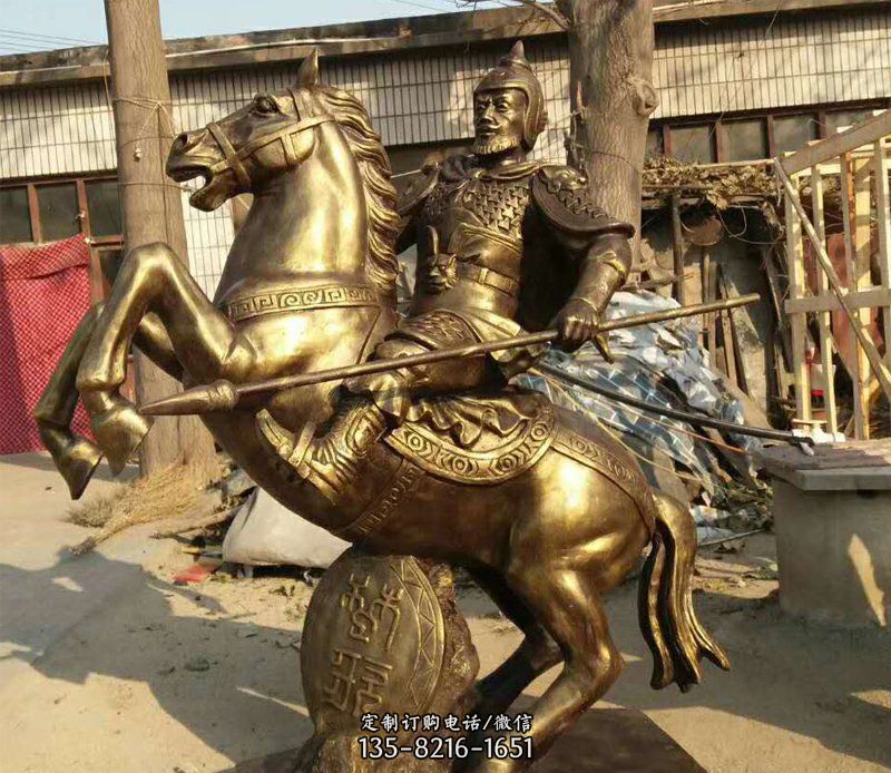 公园景观将军骑马铜雕