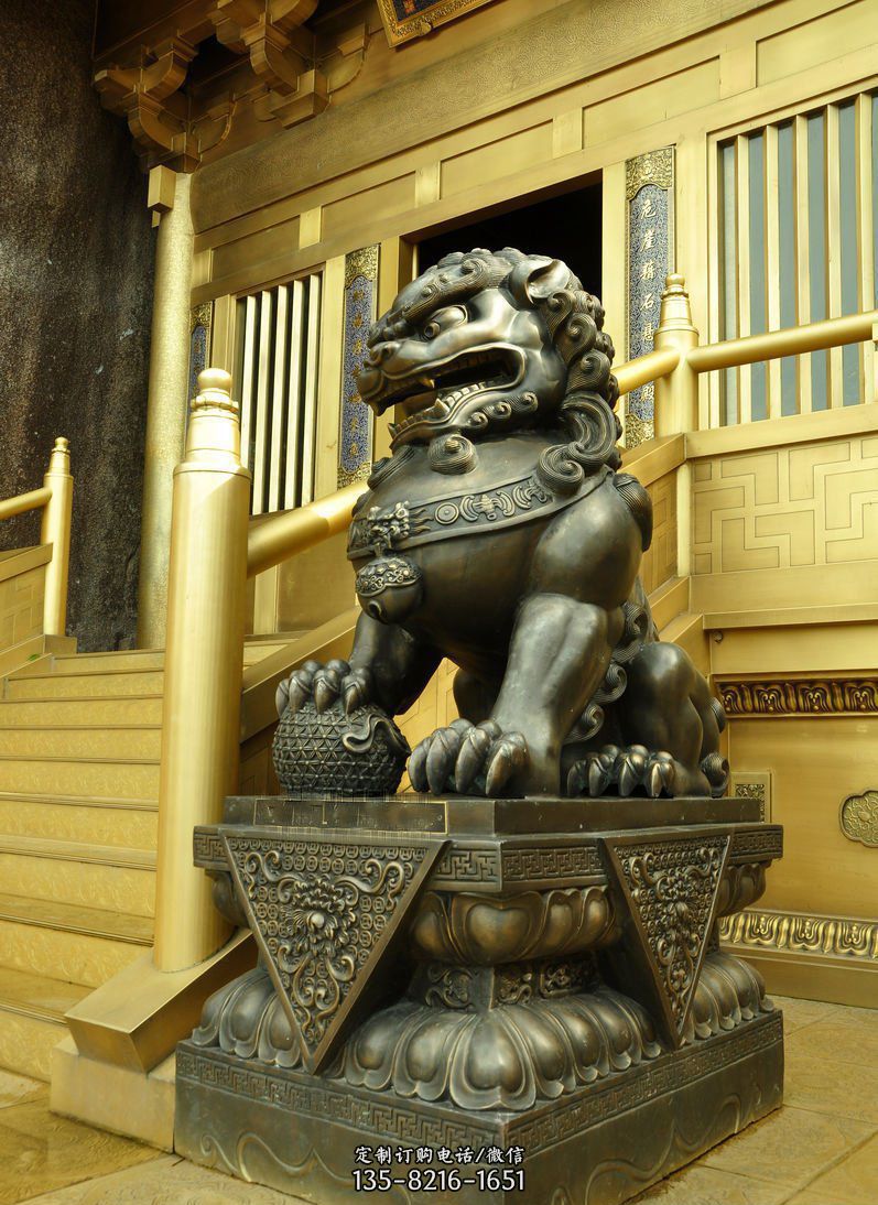 铸铜狮子北京狮铜雕
