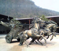 阿波罗战车-阿波罗达芙妮雕塑