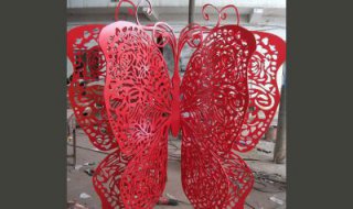 不锈钢镂空蝴蝶公园景观雕塑
