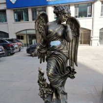 铜雕西方天使人物雕塑