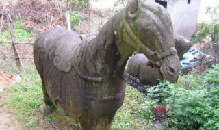 公园抽象马动物铜雕