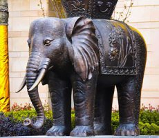 铜雕大象-大象石雕雕塑
