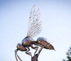 蜜蜂雕塑不锈钢