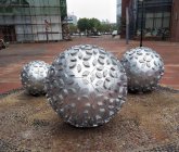 不锈钢商场景观球形雕塑
