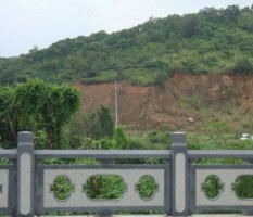 景区镂空仿古栏板石雕