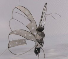 不锈钢蝴蝶细节雕塑