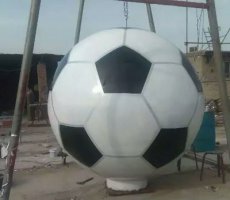 不锈钢足球雕塑