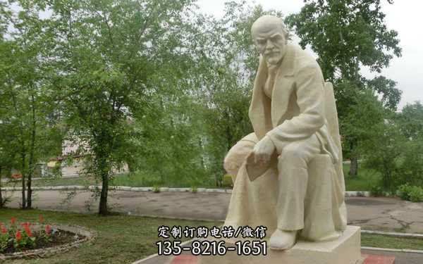 国外名人列宁石雕图片