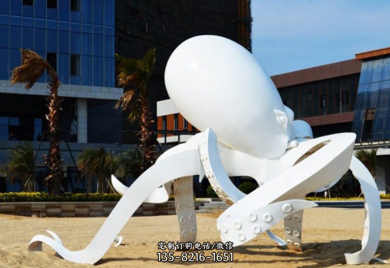 不锈钢章鱼雕塑2