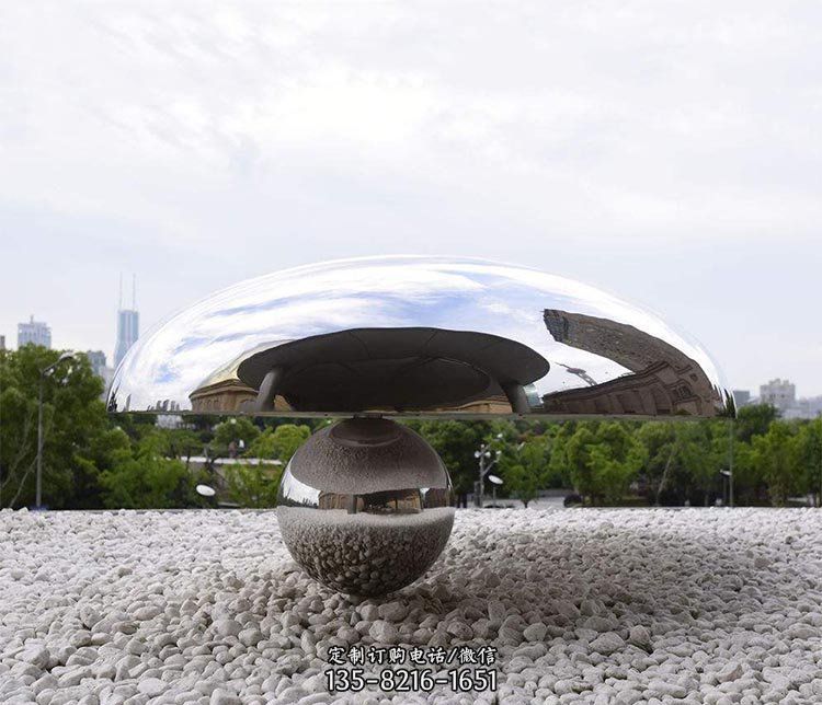 创意蘑菇不锈钢雕塑