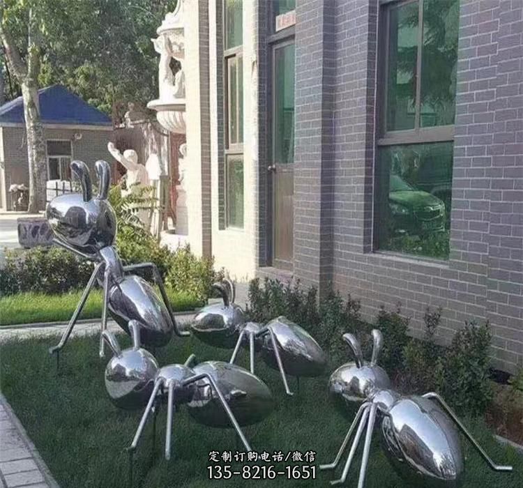 不锈钢公园蚂蚁雕塑