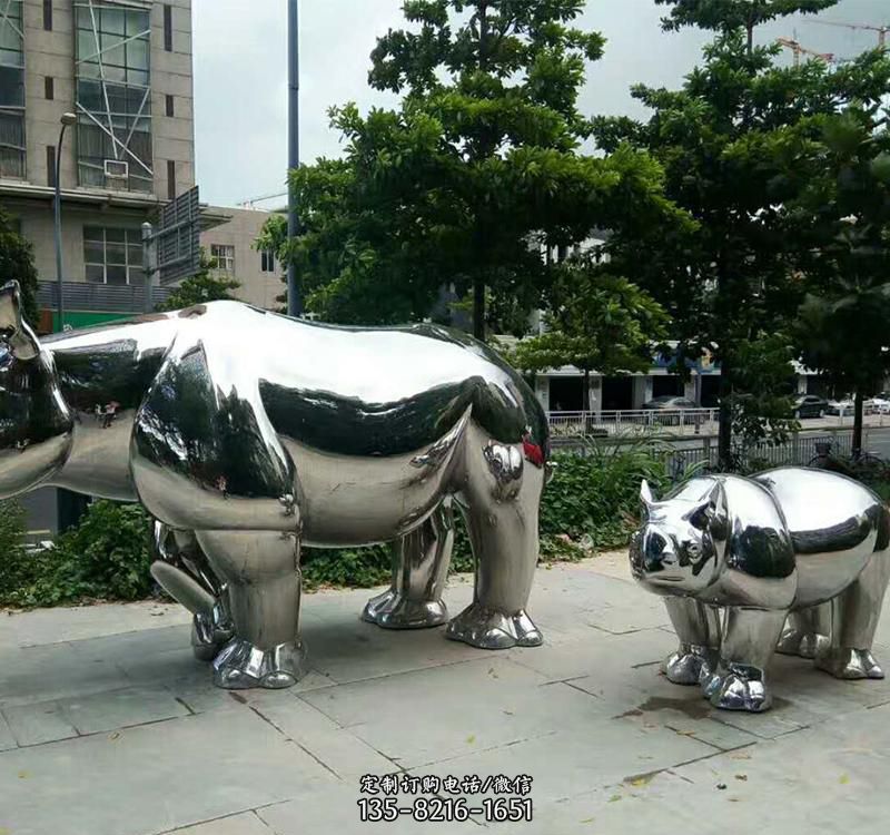 哪里可以生产村庄犀牛雕塑？