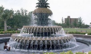 广场景观大型菠萝喷泉石雕