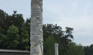 大理石盘龙柱-石雕龙柱文化柱