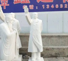 汉白玉毛主席雕塑广场伟人石雕