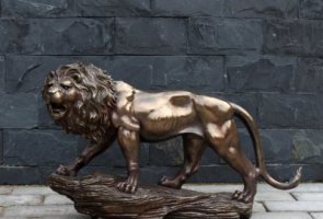 动物铜雕狮子-石狮子的雕刻