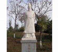 汉白玉蔺相如古代名人石雕