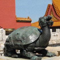 公园神兽龙龟铜雕