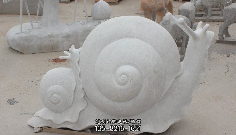 石雕蜗牛-雕塑蜗牛